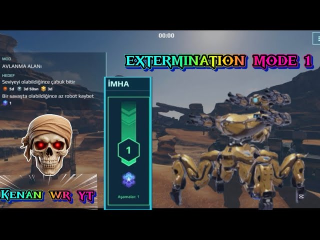 New Mode EXTERMINATION - 1 War Robots #warrobot #warrobots #gaming #gameplay #games #game #war 