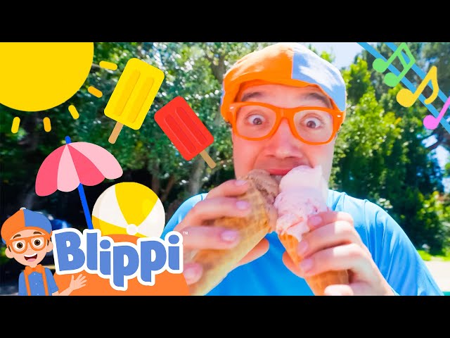 Fun in the Summer Sun | Brand New BLIPPI Outdoor Educational Pool Song for the Family