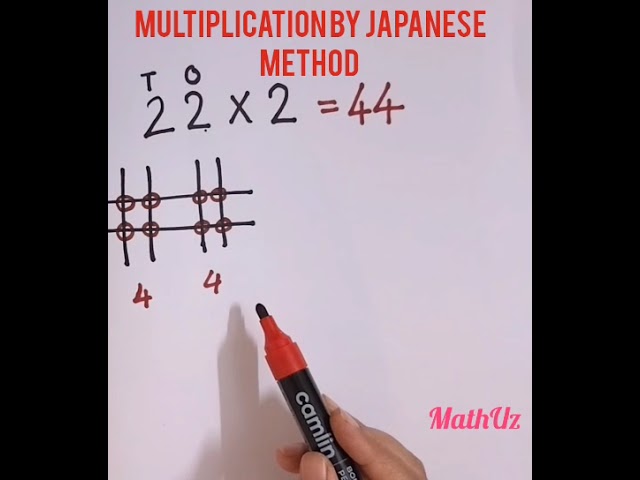 #JapaneseMultiplication#MultiplicationTricks#MathTricks #MultiplyWithLines