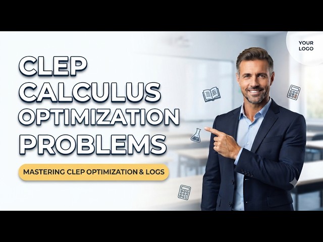 CLEP Calculus Optimization Problems#exampreparation