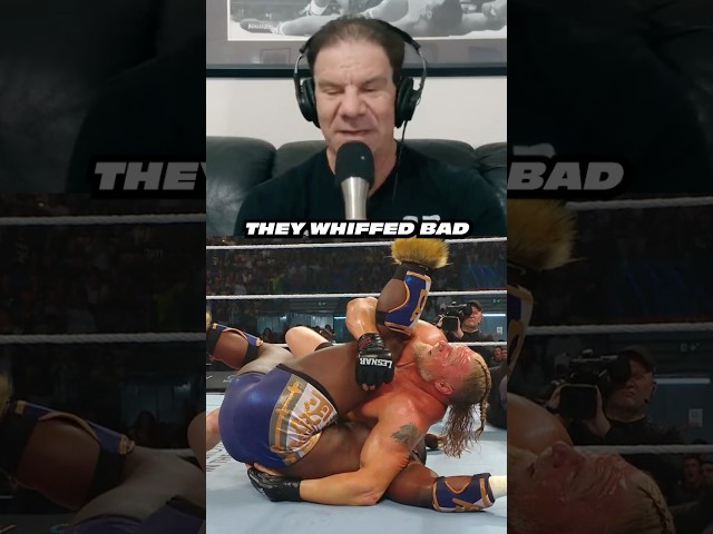 Was Brock Lesnar beating Oba Femi the right move? #wwe #clashinitaly #brocklesnar #obafemi