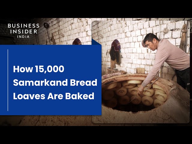 How 15,000 Legendary Samarkand Bread Loaves Are Baked Daily In Uzbekistan | Big Batches