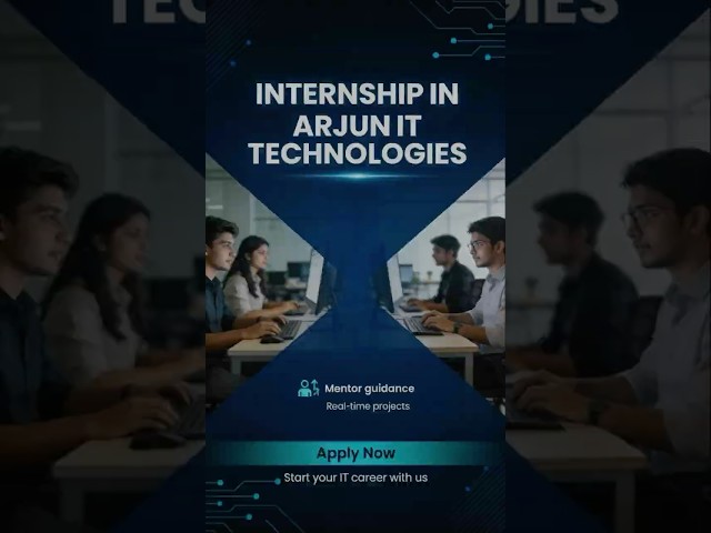 Internship program @ArjunITTechnologies🤩| #itjobs #placementcourse #internship #viral #trending