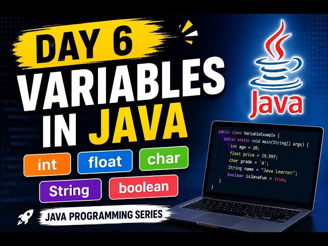 Java Series – Day 6 – Variables in Java
