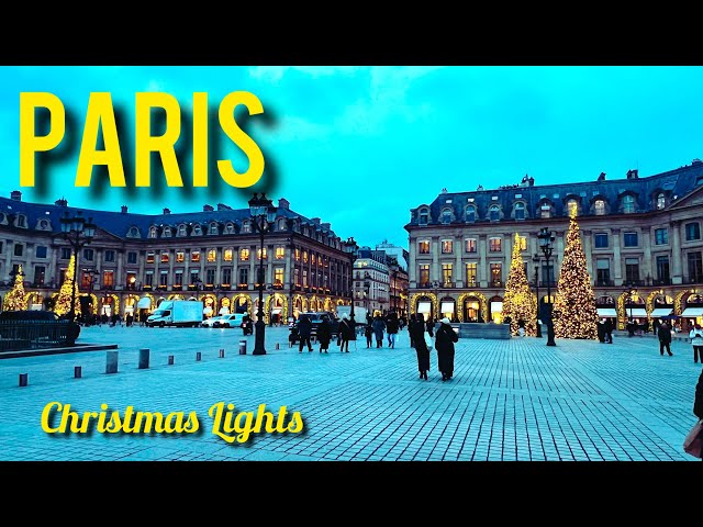 Paris France 🇫🇷 Christmas 🎄 Walking Tour | A Walk In Paris | 13 December 2025