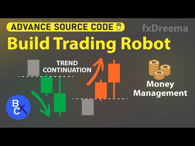 How to actually build a trading bot - Trend Continuation Pattern | Price Action (Money Management)
