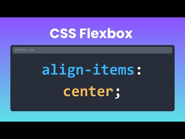 CSS align-items made easy 🔥
