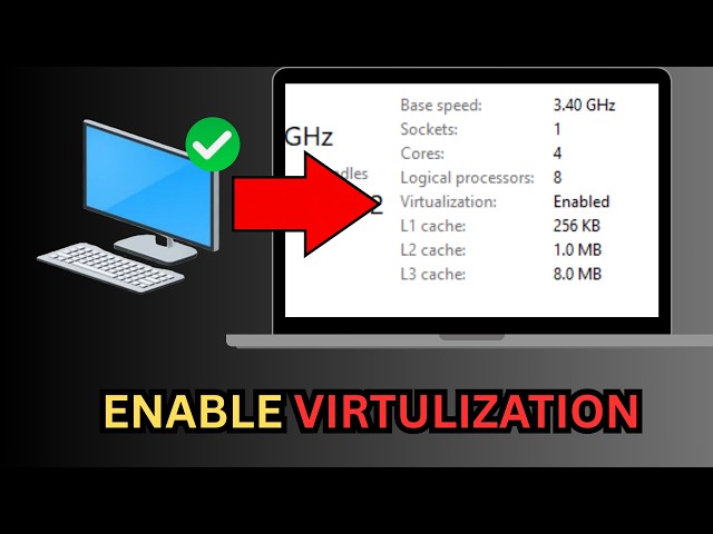 How to Enable Virtualization in Windows 10 & 11 | Easy Fix