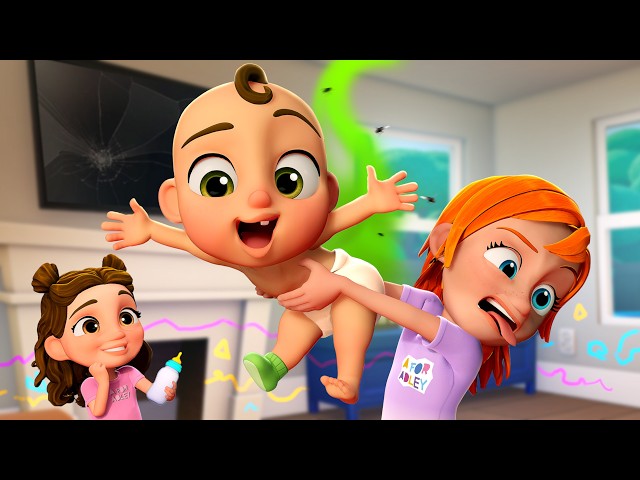 ADLEY turns DAD into a CRAZY BABY!! Magic Puffs are NOT for Eating.. TiNY hooman makes HUGE mess