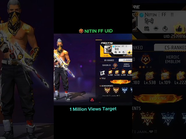 NITIN FREE FIRE UID