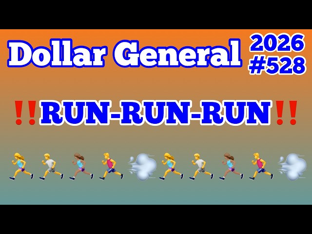 2026#528🏃‍♂️🏃🏿‍♀️💨Dollar General Couponing‼️RUN-RUN‼️SHELVES WILL BE CLEARED‼️MUST WATCH👀👀