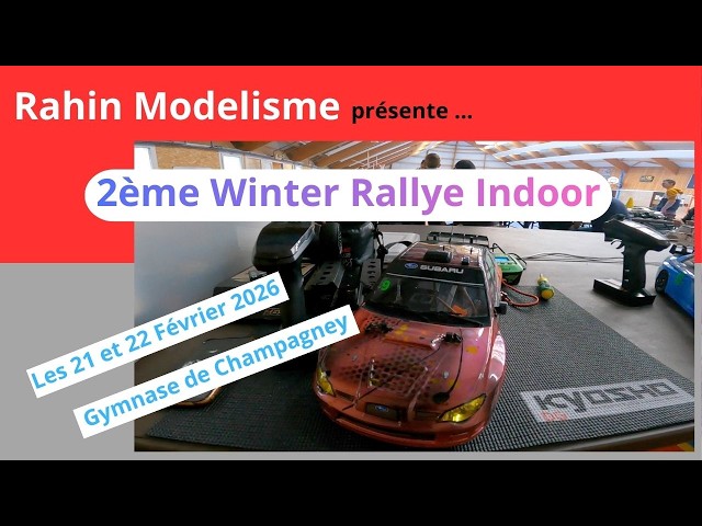 2ème Winter Rallye Indoor  HD 1080p #modélisme #rallycar