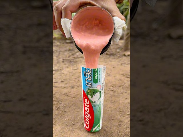 Survival Skills: SMART idea and USEFUL with saving water & soap #bushcraft #camping #outdoors