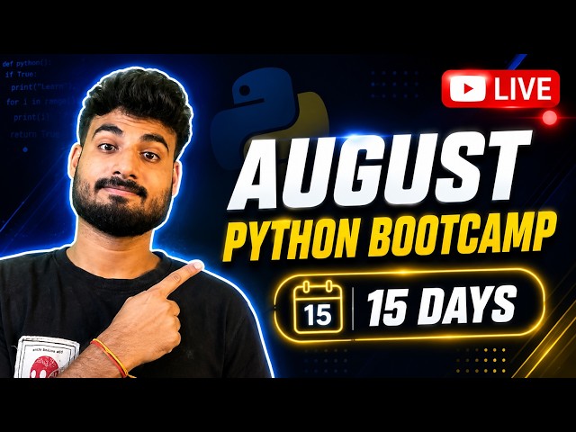 August Python Bootcamp | | Day 8