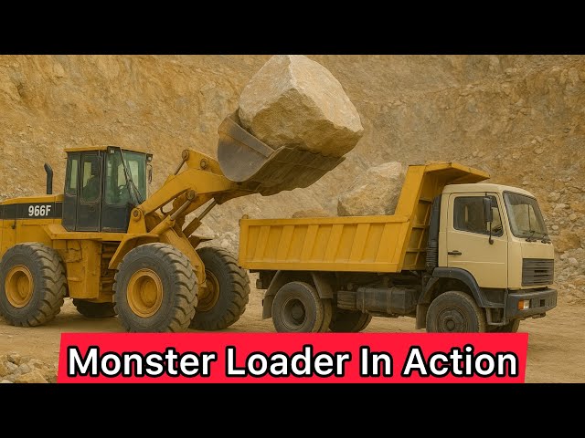 Unbelievable Heavy Machinery Action | Giant Stone Loading