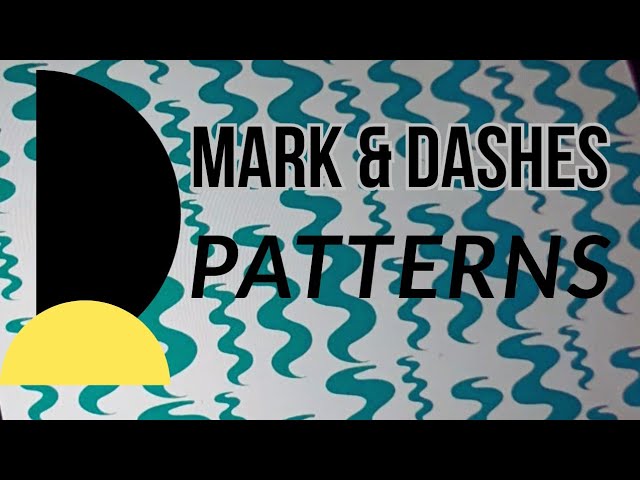 Four " Mark & Dashes" Pattern Design Ideas #Patternart #Digitalart #Patterndesign #Patterns