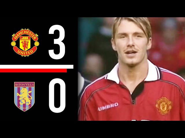 Manchester United v Aston Villa | Highlights | 1999/2000