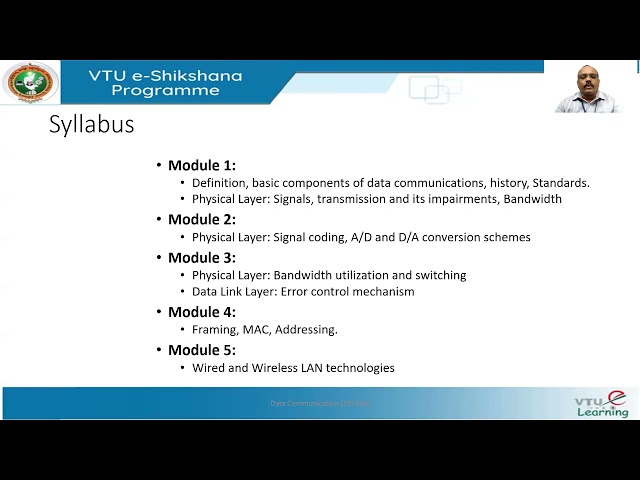 Module 1 Lecture 1  Introduction Syllabus and COs