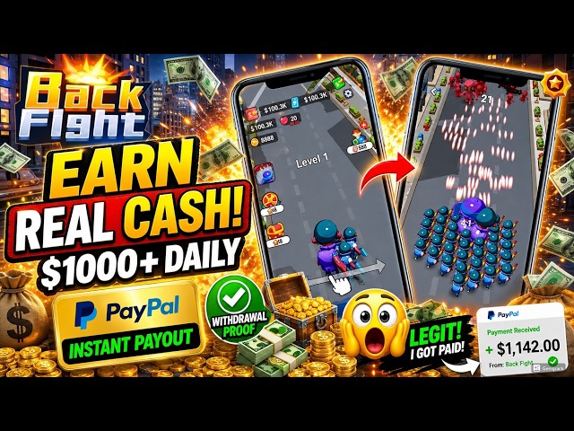 Back Fight Game Review 2026 🔥 How to Earn Rewards & Withdraw to PayPal | Real Withdrawal Proof