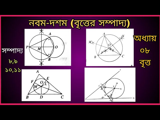 ssc general math chapter 8 Circle. class 9-10 geometry sompaddo. 8,9,10,11 number sompaddo.