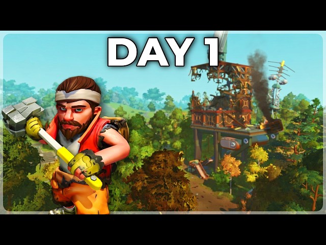 Day 1 in this AMAZING Crafting Game! - Scrap Mechanic 1.0