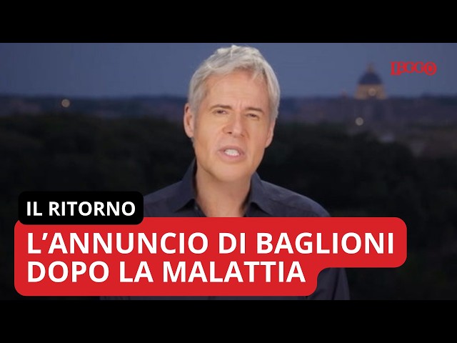 Claudio Baglioni’s announcement after his pneumonia: "I was afraid I would never return to the st...