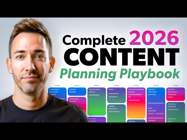 My ENTIRE 2026 Content Planning Strategy Revealed (Built for CLIENTS, Not Subs)