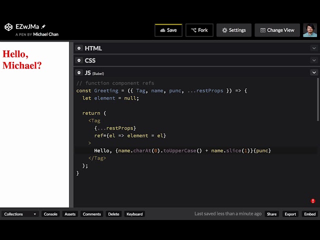 Use ref callbacks | Functional Components