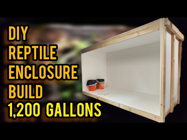 DIY HUGE Reptile Enclosure. How To Build a Reptile Cage | Part 1| #reptile #pvcenclosure
