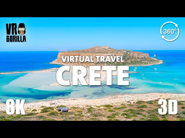 Crete in Greece - Virtual Travel - 8K 360 VR