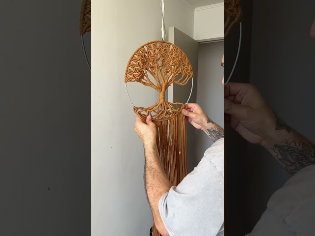 🌳 Árbol de la vida ✨ #macrame #arboldelavida #macrametutorial