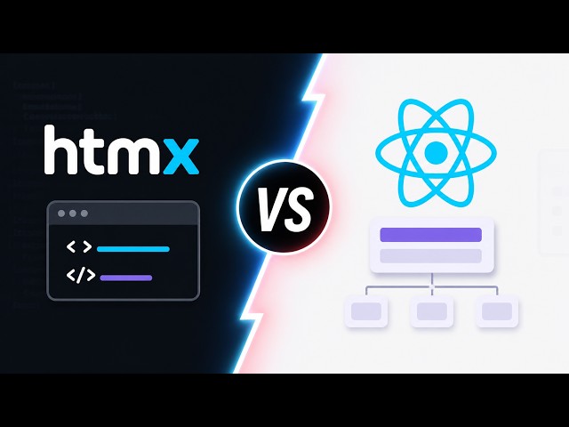 HTMX vs React: The 16KB Idea Challenging Modern Frontend Development