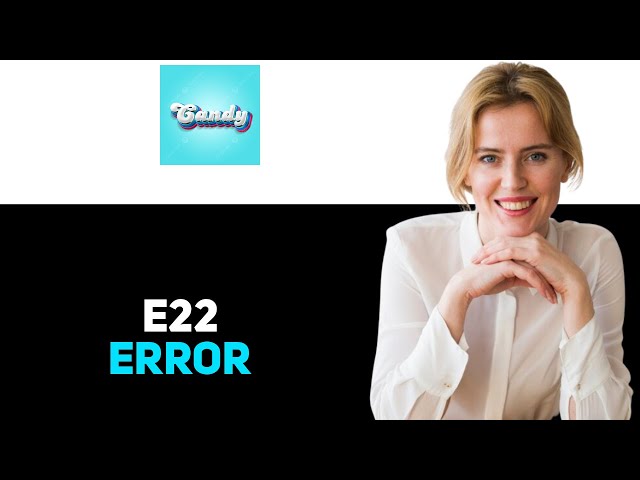 Candy Washing Machine E22 Error Code 2025