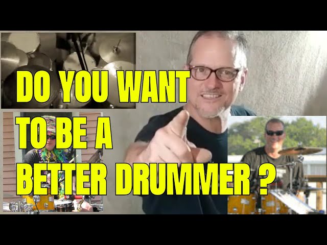 Drum Lessons - Do You Wanna Be A Better Drummer? I CAN HELP!  (Drum Lesson)