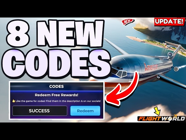 ⚠️NEW CODES⚠️FLIGHT WORLD CODES IN AUGUST 2026 - ROBLOX FLIGHT WORLD CODES
