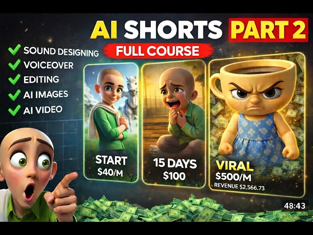 PART 2 | FULL TUTORIAL VIRAL SHORTS in 3 STEPS | 100% Free Software