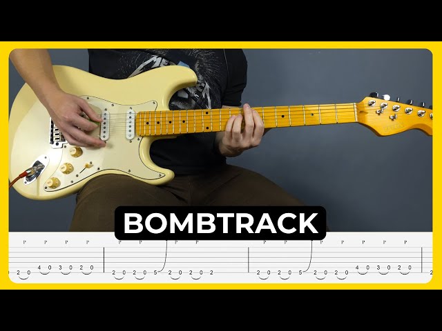 Bombtrack - Rage Against The Machine | Tabs | Guitar Lesson | Cover | Tutorial | All Guitar Parts