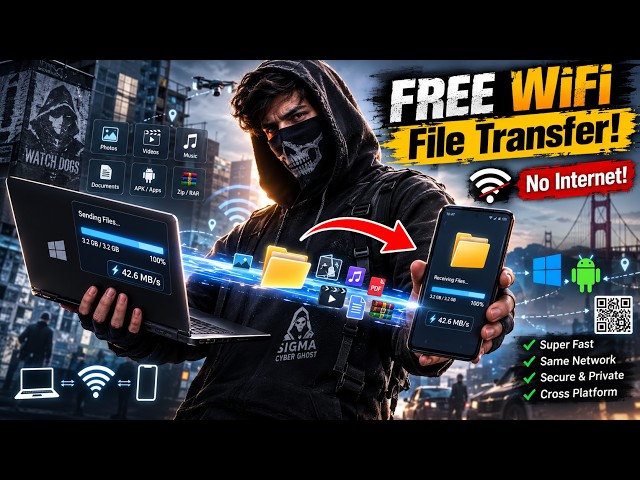 I Built a FREE WiFi File Transfer Tool That Beats SHAREit!