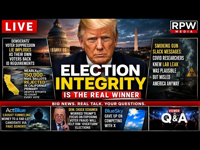 LIVE - Election Integrity Wins Again As The Left's Biggest Claims Collapse  | RPWMedia
