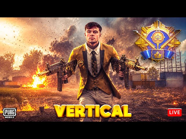 TRYHARDING BRONZE TO CONQUEROR in PUBG MOBILE DAY 15...(VERTICAL)