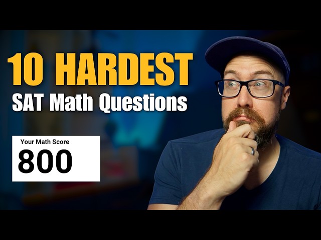 I Solved the 10 Hardest SAT Math Questions of 2026 using Desmos