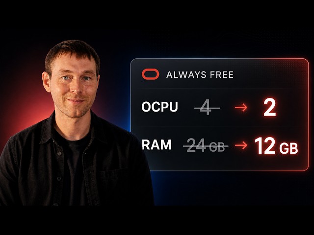 Your Free Oracle VM Just Got Smaller (Check This Now)