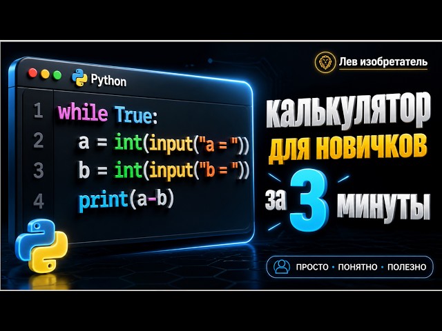 Калькулятор на Python? Это ПРОЩЕ, чем ты думал!