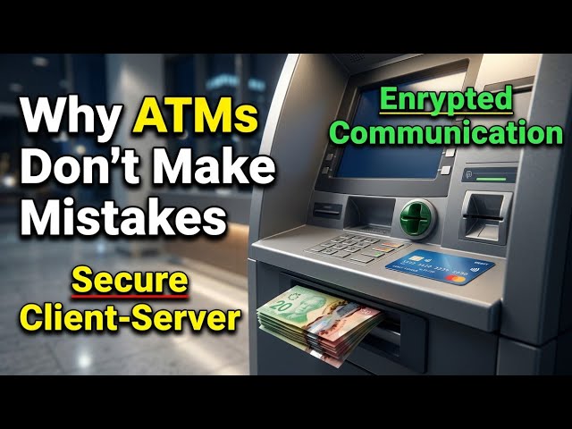 How an ATM Works: Secure Client-Server Communication Explained 