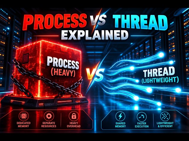 Process vs Thread | Parallel Computing | Lecture 03