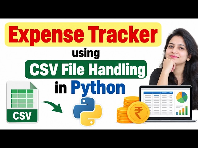 Expense Tracker  Python Mini Project| python Project for beginners