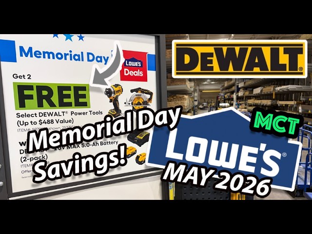 Memorial Day Savings at Lowe's