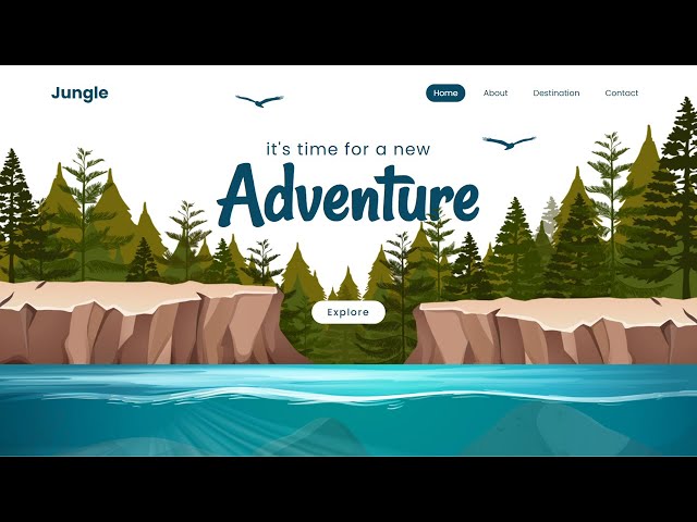 Parallax Scrolling Website | How to Make Animated Website using Html CSS & Javascript