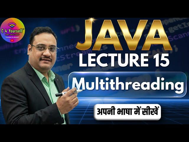 Java L15 - Multithreading in Java | Thread Class, Runnable, Anonymous Classes