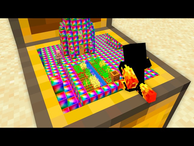 I Found Avaritia Villager City In Minecraft Inside the Chest